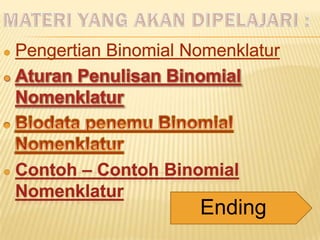 Ending
 