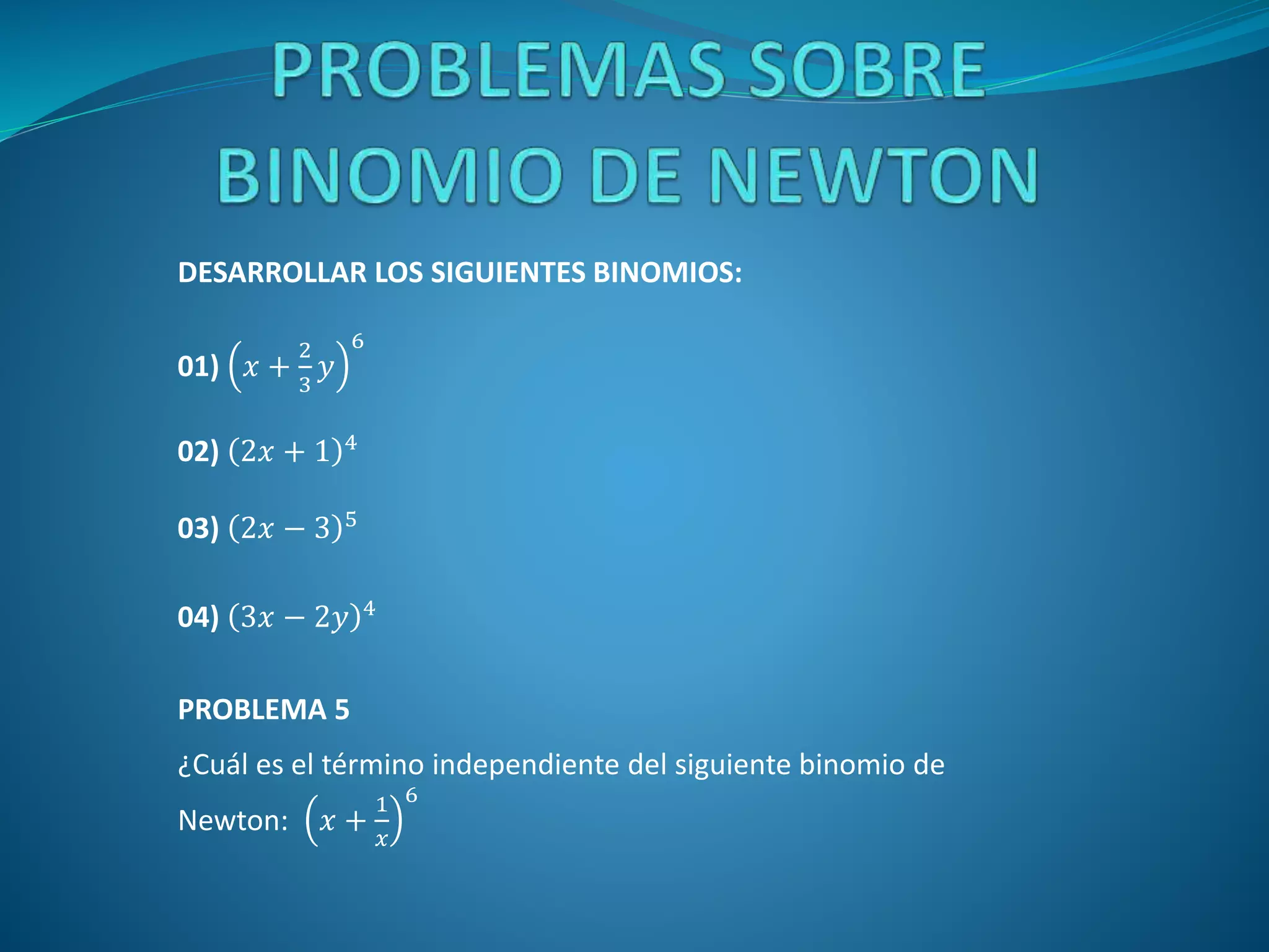 binomio-de-newton-tercer-a-o-ppt