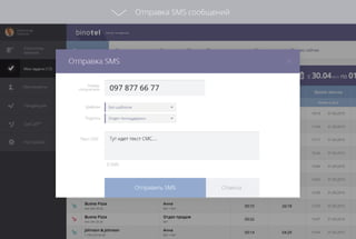 Отправка SMS сообщений
 