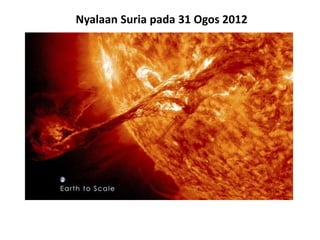 Nyalaan Suria pada 31 Ogos 2012
 