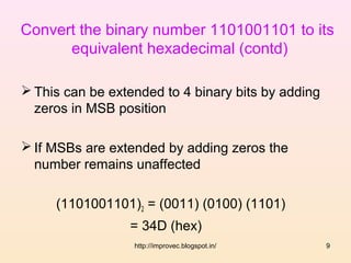 Bin to hexa.22to23 | PPT