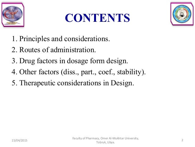 Dosage Form Design Questions | introduction to dosage form design Dosage Form Design Questions | introduction to dosage form design