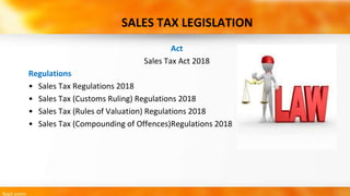 Sales and service Tax Act 2018