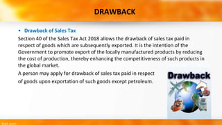Sales and service Tax Act 2018
