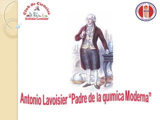 BIOGRAFÍA DE ANTONIO LAVOISIER