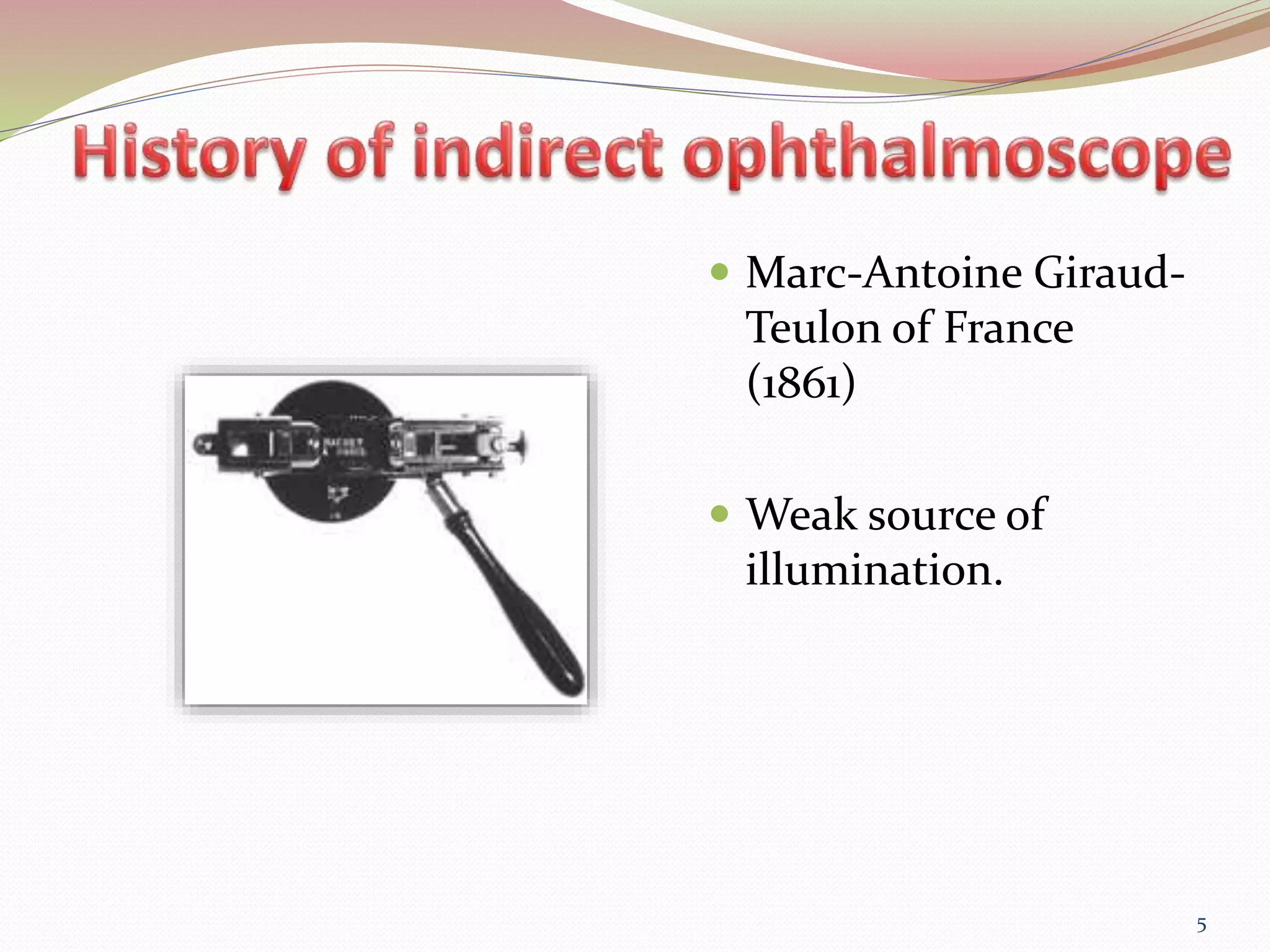 Binocular Indirect OPHTHALMOSCOPY PPT