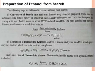 Preparation of Ethanol from Starch
 