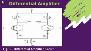 Differential Amplifier
Fig. 3 – Differential Amplifier Circuit
 