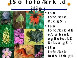 tSo fofo/krk ,d ifjp; tSo fofo/krk D;k gS \ tSo fofo/krk dk v/;;u bruk egRoiw.kZ D;ksa gS \ tSo fofo/krk ladV D;k gS \\ ge tSo fofo/krk laj{k.k dSls dj ldrs gS \\\ 