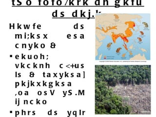 tSo fofo/krk dh gkfu ds dkj.k Hkwfe ds mi;ksx esa cnyko & ekuoh; vkcknh c<+us ls & taxyksa] pkjkxkgksa ,oa osV yS.M ij ncko phrs  ds yqIr gksus dk lh/kk dkj.k ;gh ekuk x;kA jk&quot;Vªh; i'kq ck?k dh vkcknh esa deh  
