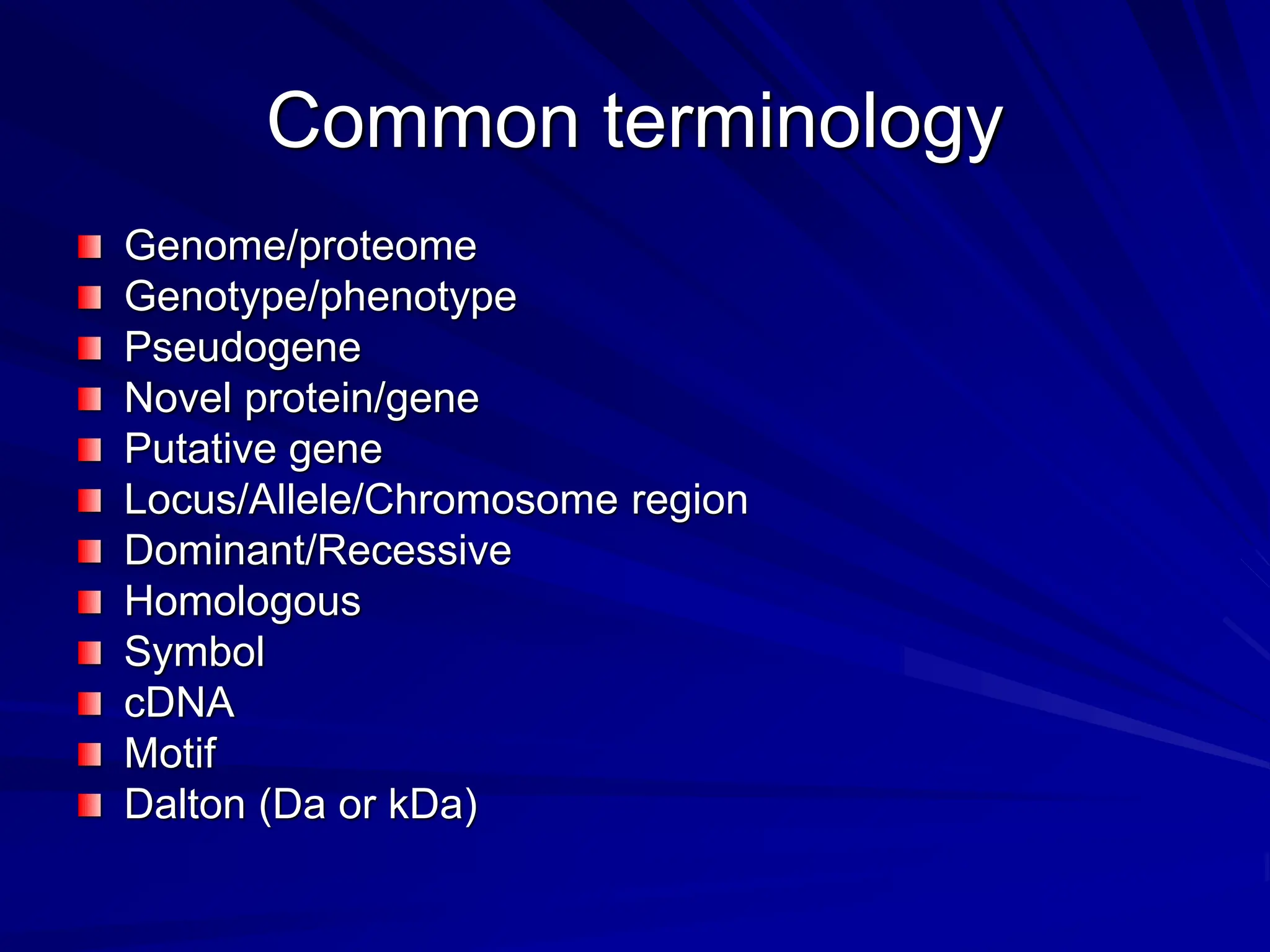 introduction to molecular biology for BS | PPT