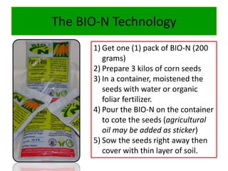 Bio-N for Corn Production Technology.pptx