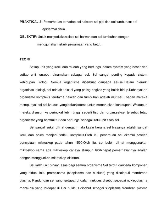 Bio Praktikal 3