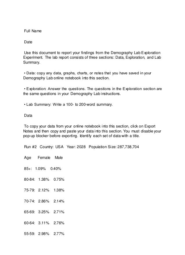 Life table cemetery lab image