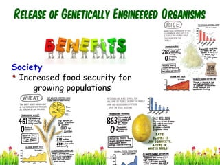Release of Genetically Engineered Organisms
Society
Increased food security for
growing populations
37cces2015
 