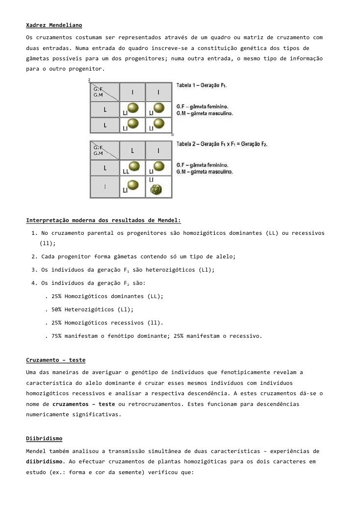 Genetica biologia cruzamento