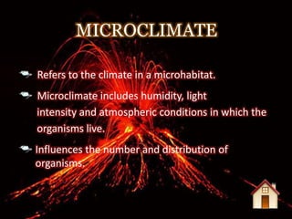 Microclimate Def Biology - Abiotic Components | PPTX