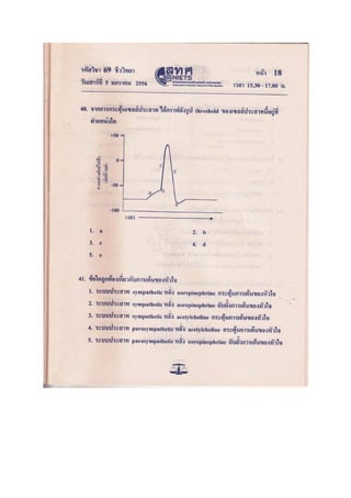 ข้อสอบ 7 วิชา Bio2556