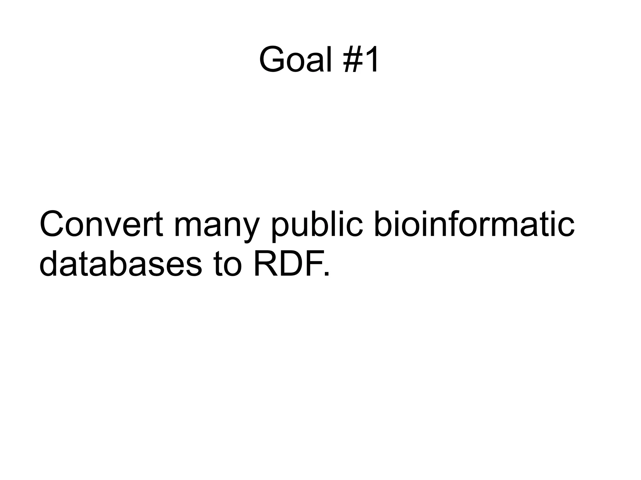 The same in RDF/XML <?xml version="1.0"?> <rdf:RDF  xmlns:rdf="http://www.w3.org/1999/02/22-rdf-syntax-ns#" xmlns:exterms="http://www.example.org/terms/" > <rdf:Description rdf:about=" http://www.example.org/index.html "> < exterms:creation-date > August 16, 1999 </ exterms:creation-date > </rdf:Description> </rdf:RDF> 