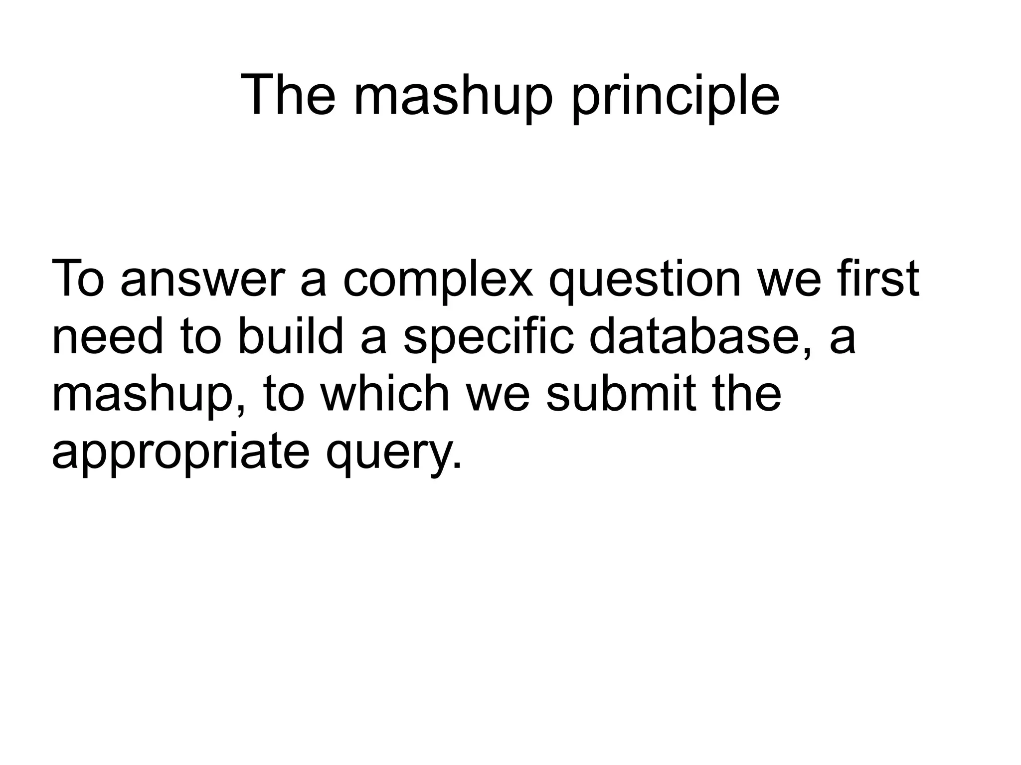 Goal #2 Ask a useful question to the network of SPARQL endpoints. 