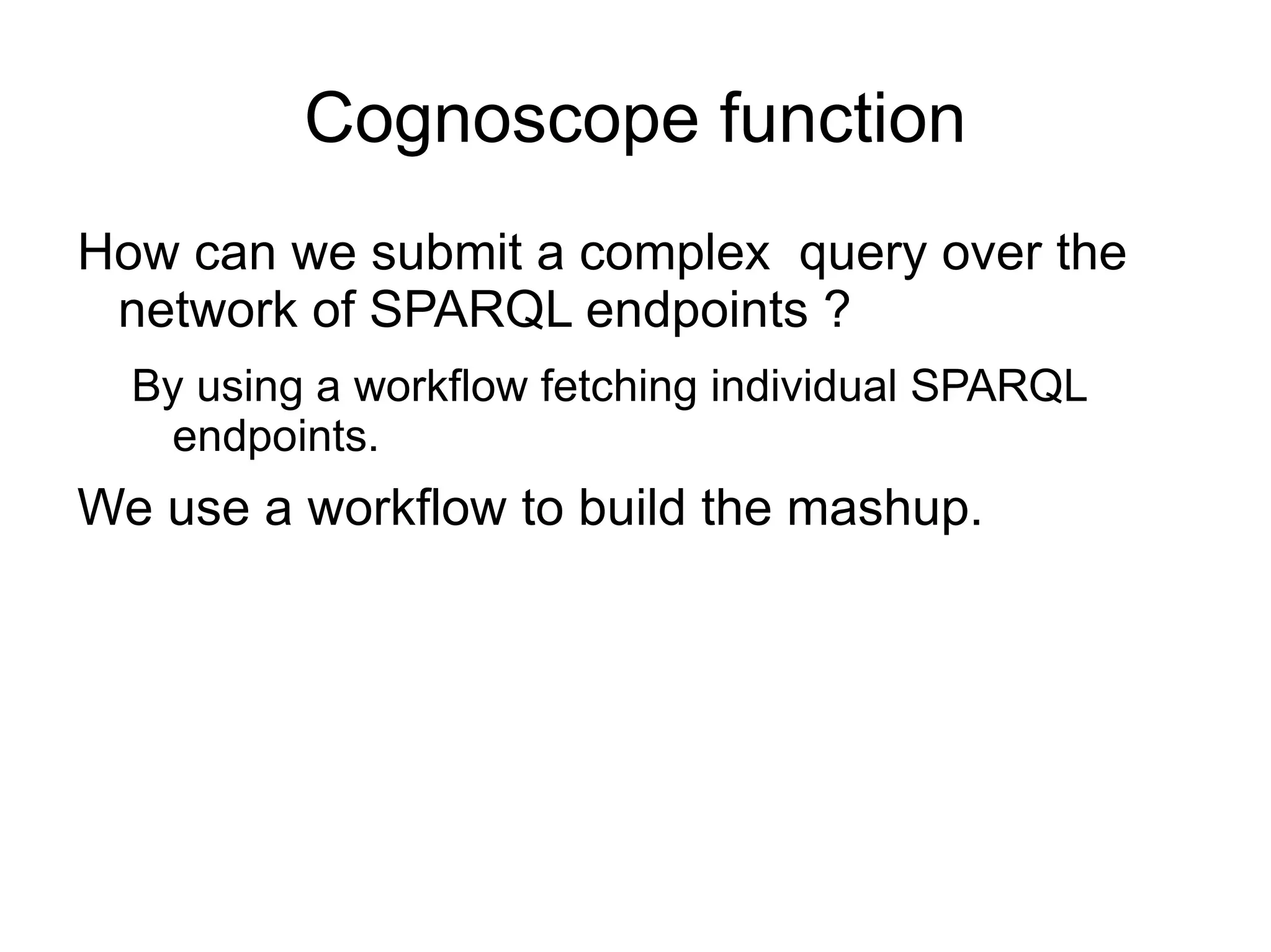 Submit a SPARQL query http://atlas.bio2rdf.org/sparql 