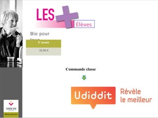 Commande classe
Bio pour
tous3° année
25,90 €
Élèves
es
 