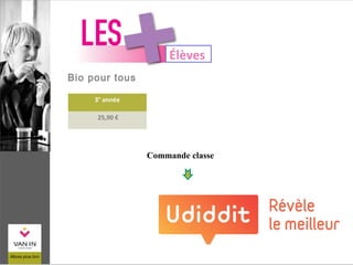 Commande classe
Bio pour tous
3° année
25,90 €
Élèves
es
 