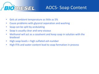 Acidulating BIO3.2 Biodiesel Fuel Quality | PPT