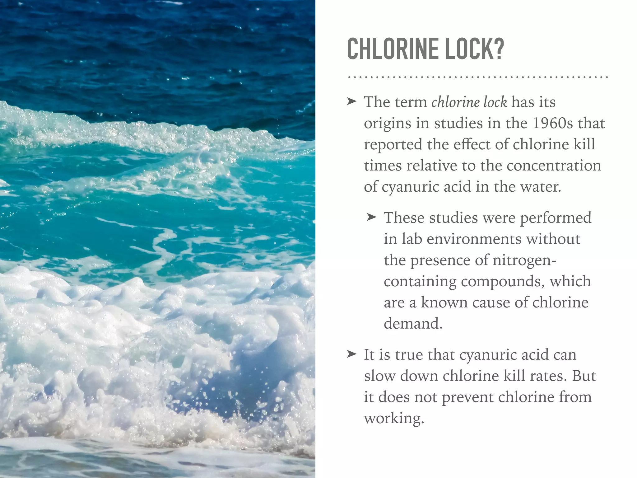BIO303 Chlorine Lock