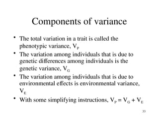 Inventions Explained Variance Quantitative inheritance is controlled by multiple genes. Such genes ...