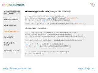 Bio4j: A pioneer graph based database for the integration of biological ...