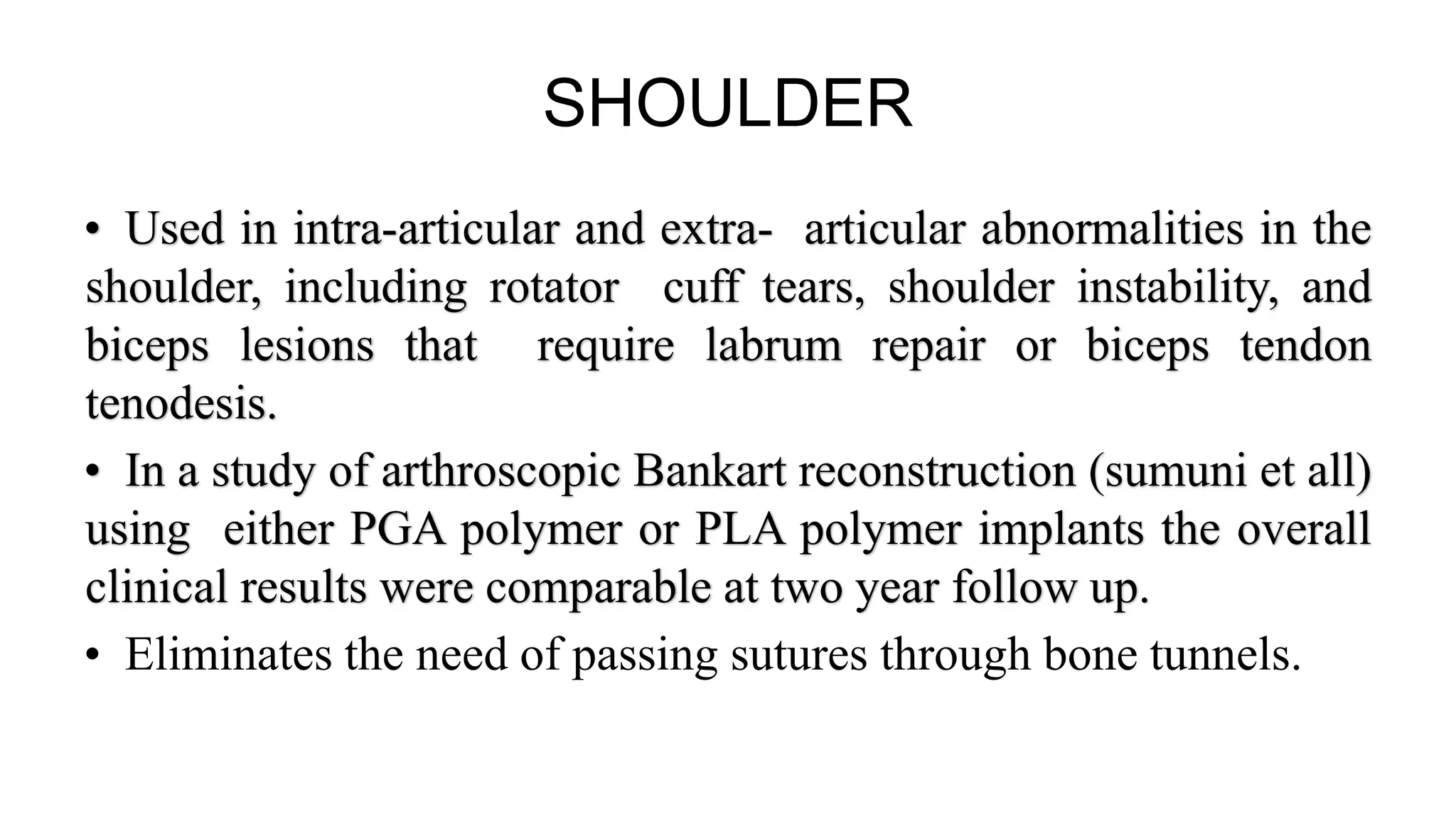 Bioabsorbable implants | PPTX