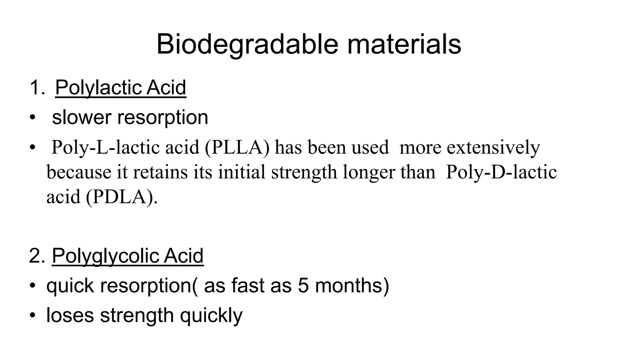 Bioabsorbable implants | PPTX