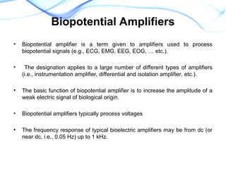 bioamplifiers.pptdbbdjdjsnndndndndmdmdmmdd | PPT