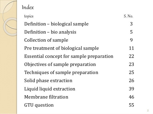 Bioanalysis Of Drugs From Biological Samples