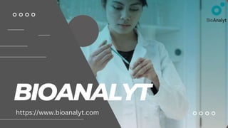 BIOANALYT
https://www.bioanalyt.com
 