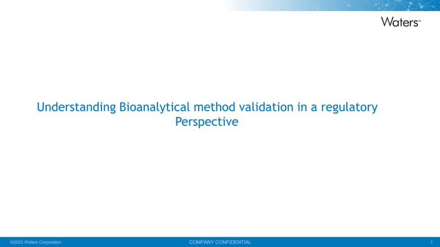 Bioanalytical validation.pptx | Chemistry | Science