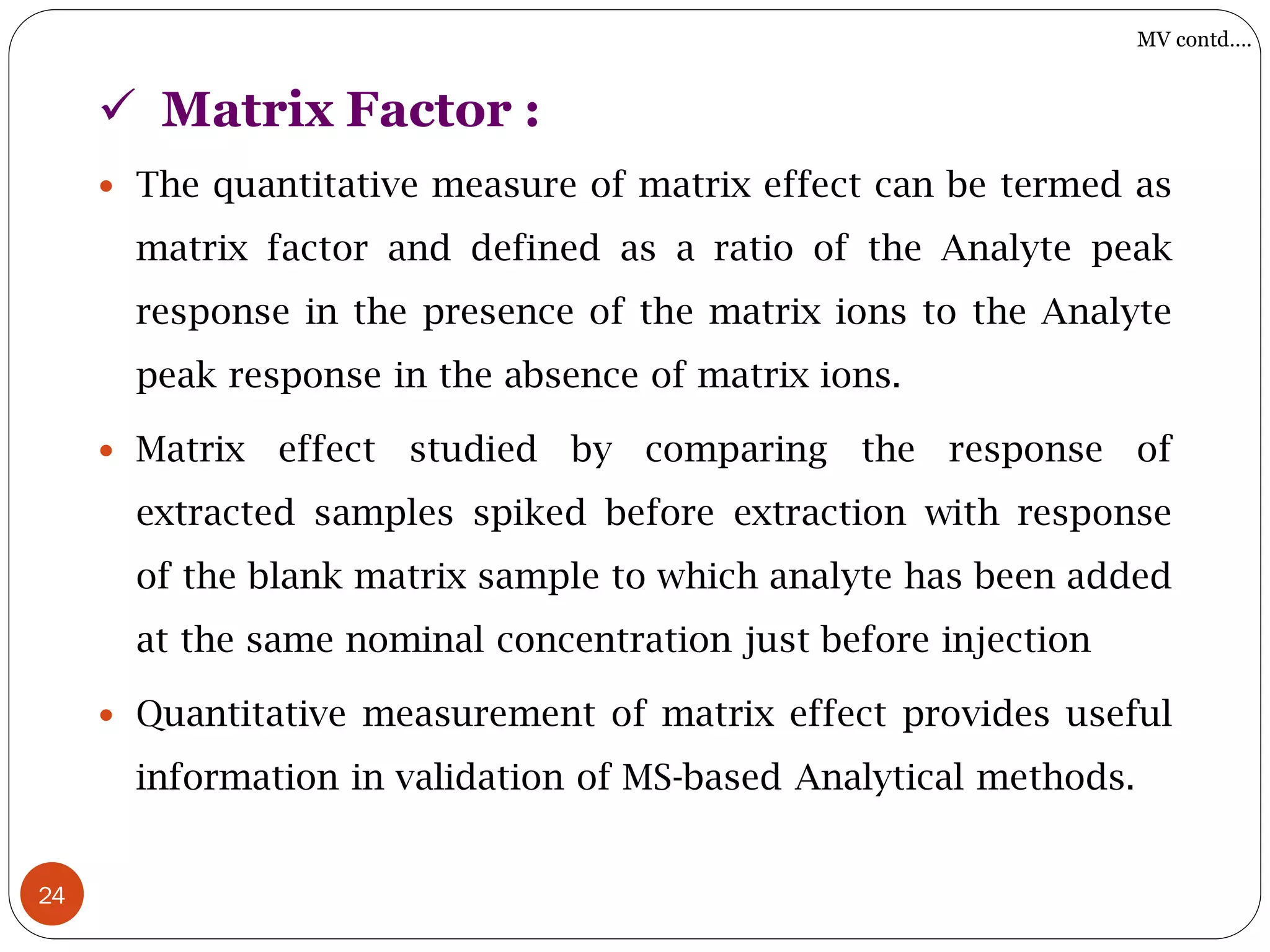 Bioanalytical Method Validation | PDF