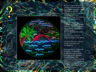 Bio Pattern Examples Art Bio art | PPTX