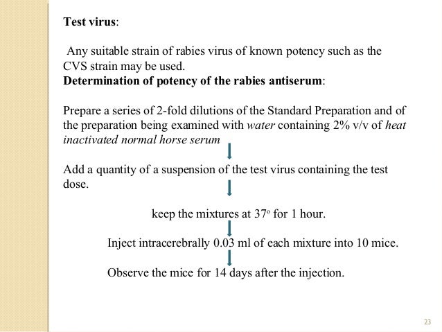 BIOASSAY OF RABIES VACCINE PDF