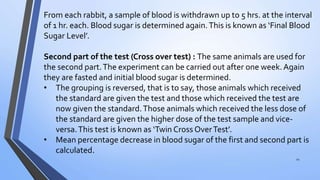 Cross Over Test Rabbits Bioassay | PDF
