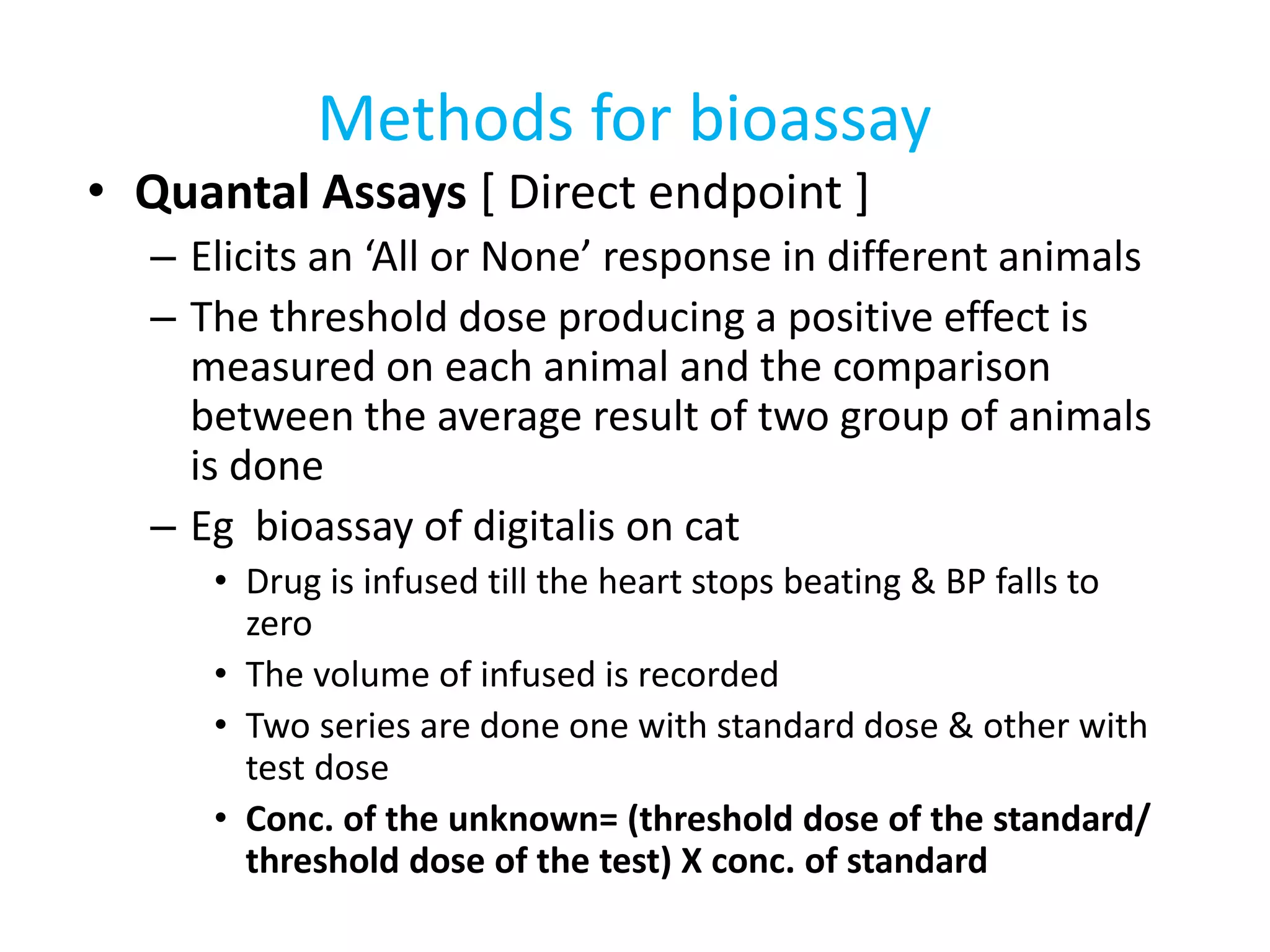Bioassay | PPTX