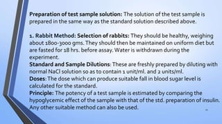 Withdrawn Rabbits Bioassay go | PPTX