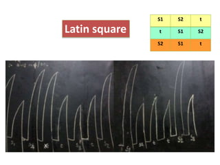 Latin square
S1 S2 t
t S1 S2
S2 S1 t
X
 