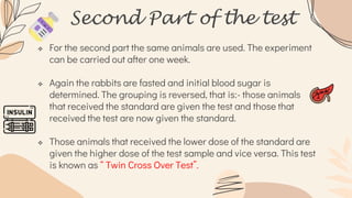 Cross Over Test Rabbits Bioassay of insulin.pptx