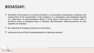 bioassay MPL102T PHARMACOLOGICAL SCREENING pptx | PPTX