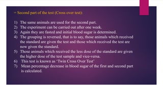 Cross Over Test Rabbits Bioassay and it's Methods & Applications | PPTX