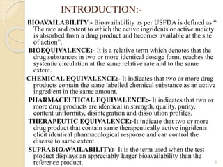 Bioavailability | PPTX