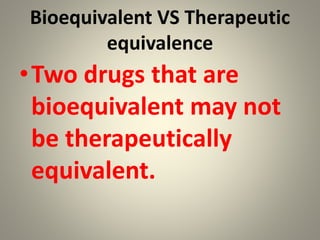 Bioavailability | PPTX