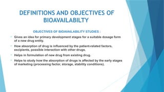 BIOAVAILABILITY AND IVIVC IN BIOPHARMACEUTICS.pptx